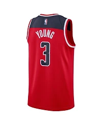 Nike Men's and Women's Trae Young Red Washington Wizards Swingman Icon Edition Jersey