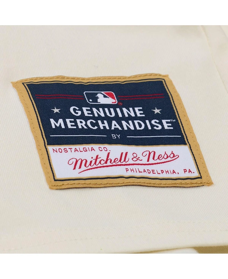 Mitchell & Ness Women's Cream Pittsburgh Pirates Boyfriend Raglan T-Shirt