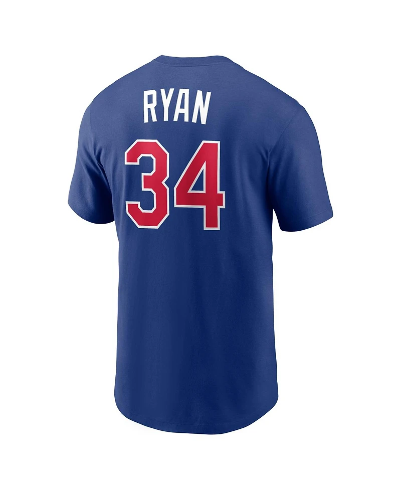 Nike Men's Nolan Ryan Royal Texas Rangers Cooperstown Collection Name Number T-Shirt