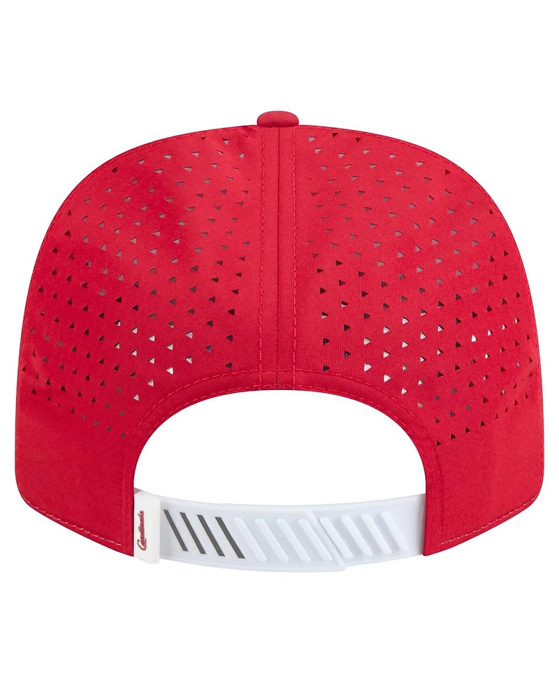 New Era Men's White/Red St. Louis Cardinals Established Patch 9SEVENTY Adjustable Hat
