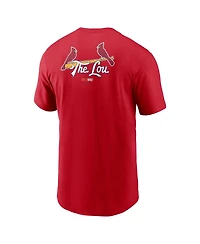 Nike Men's Red St. Louis Cardinals City Connect 2-Hit T-Shirt