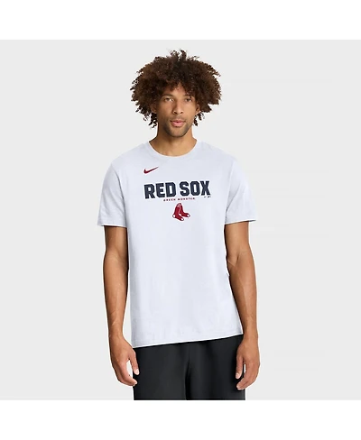 Nike Men's White Boston Red Sox Bold Team Name T-Shirt