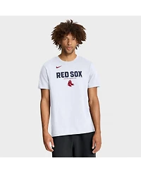 Nike Men's White Boston Red Sox Bold Team Name T-Shirt
