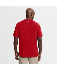 Nike Men's Red Philadelphia Phillies Authentic Collection Batting Practice Pre-Game Raglan Dri-fit T -Shirt