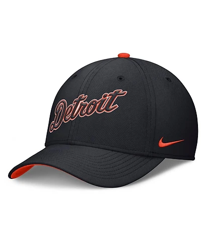 Nike Men's Navy Detroit Tigers Primetime Rise Dri-fit Flex Hat