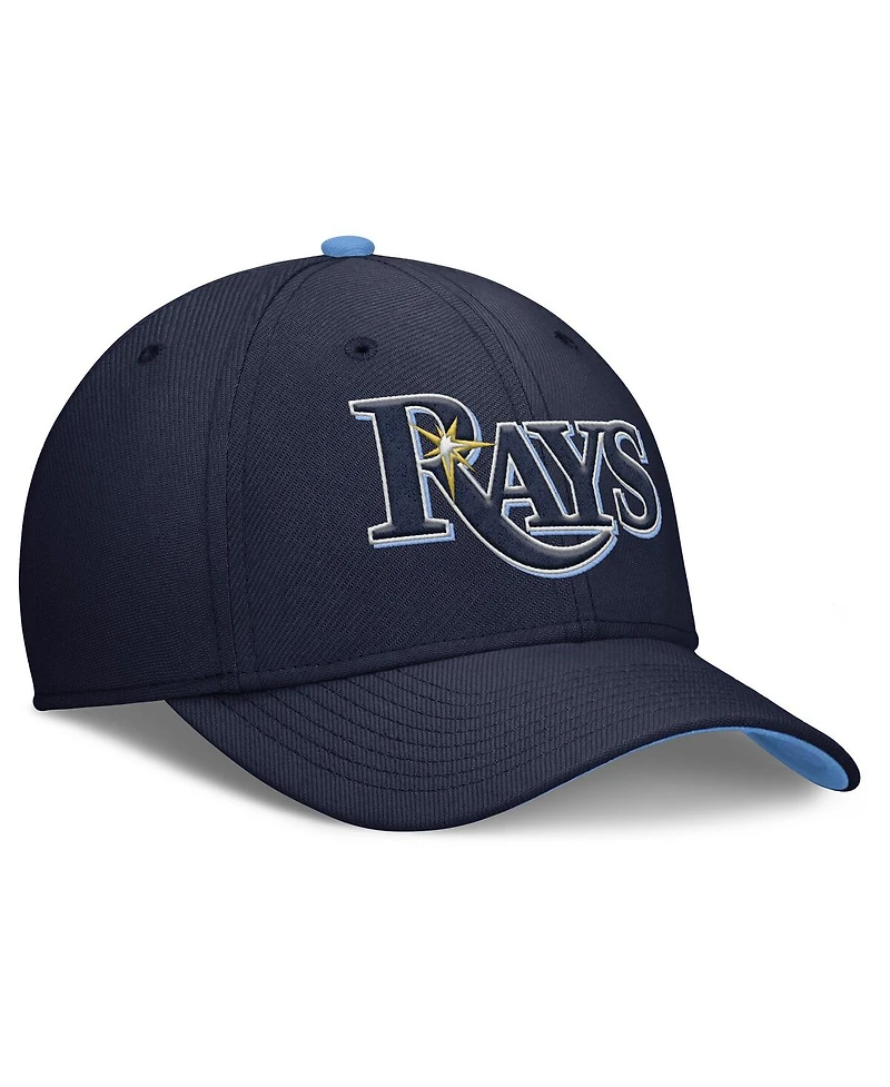 Nike Men's Navy Tampa Bay Rays Primetime Rise Dri-fit Flex Hat