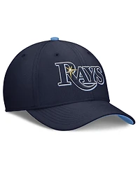 Nike Men's Navy Tampa Bay Rays Primetime Rise Dri-fit Flex Hat