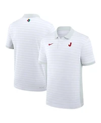 Nike Men's White Japan Baseball 2026 World Classic Victory Striped Dri-fit Polo Shirt