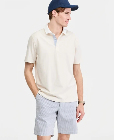 Club Room Men's Short-Sleeve Rugby Shirt, Macy's Exclusive