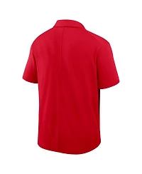Nike Men's Red Georgia Bulldogs Primetime Victory Plus Dri-fit Polo Shirt