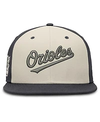 Nike Men's Cream Baltimore Orioles Dri-fit True Fitted Hat