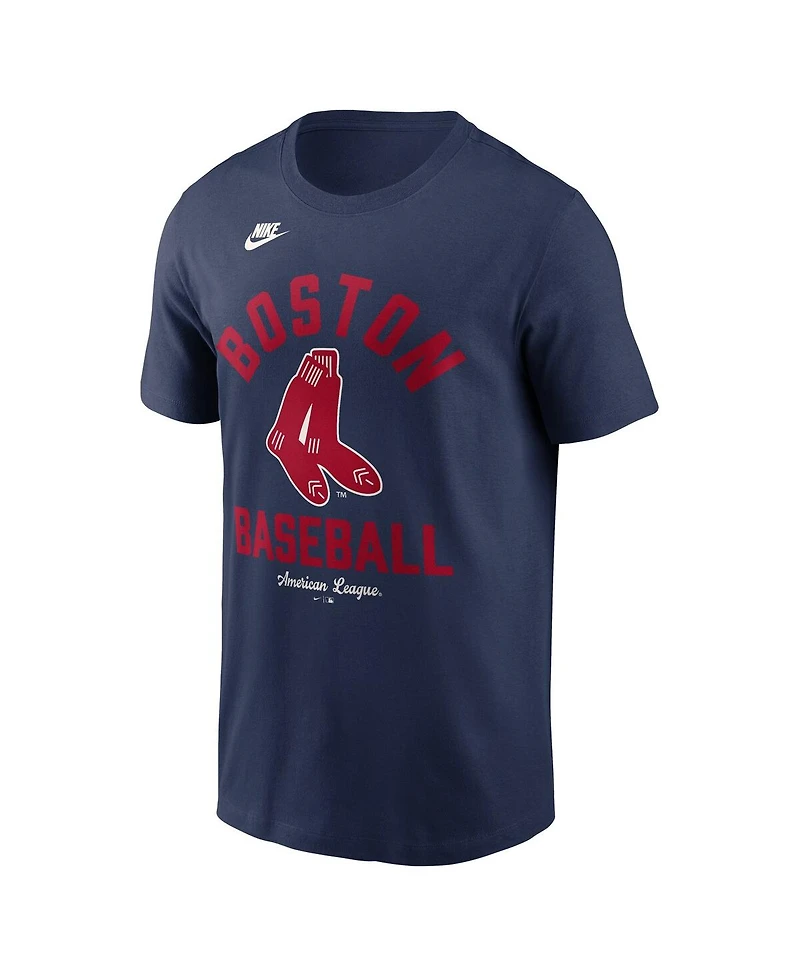Nike Men's Navy Boston Red Sox Cooperstown Collection T-Shirt