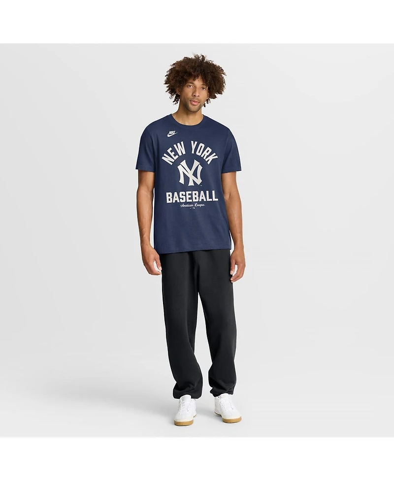 Nike Men's Navy New York Yankees Cooperstown Collection T-Shirt