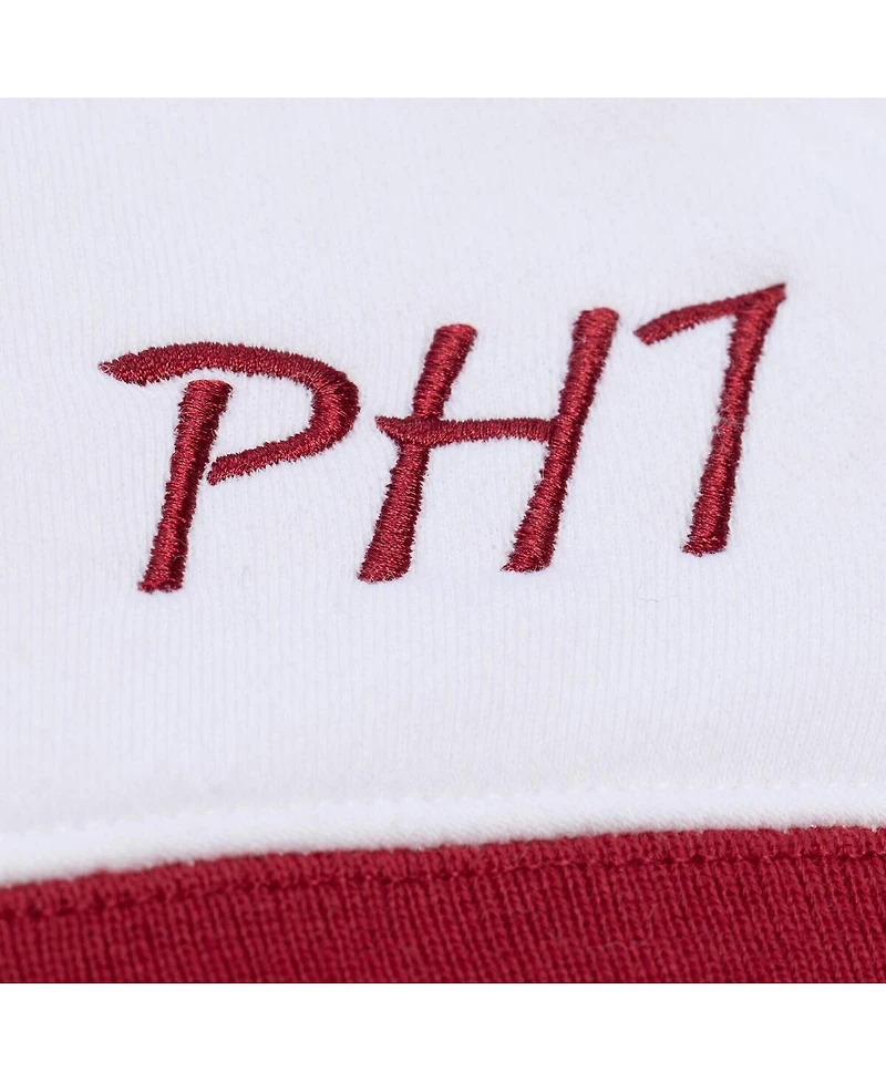 Mitchell & Ness Men's White Philadelphia Phillies Cooperstown Collection Fleece Hoodie