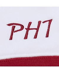 Mitchell & Ness Men's White Philadelphia Phillies Cooperstown Collection Fleece Hoodie