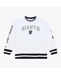 Mitchell & Ness Men's White San Francisco Giants Arctic Fleece Sweatshirt