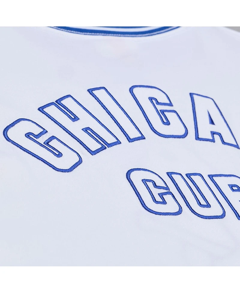 Mitchell & Ness Men's White Chicago Cubs Cooperstown Collection Arctic T-Shirt