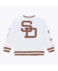 Mitchell & Ness Men's White San Diego Padres Arctic Fleece Sweatshirt
