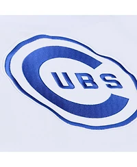 Mitchell & Ness Men's White Chicago Cubs Cooperstown Collection Fleece Hoodie