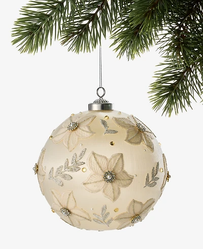 Holiday Lane Gilded Glamour Ball Ornament, Macy's Exclusive