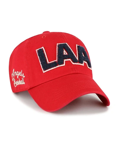 '47 Brand Women's Red Los Angeles Angels Zoey Clean Up Adjustable Hat
