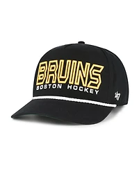 '47 Brand Men's Black Boston Bruins Byline Hitch Adjustable Hat