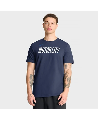 Nike Men's Navy Detroit Tigers City Connect Large Logo T-Shirt