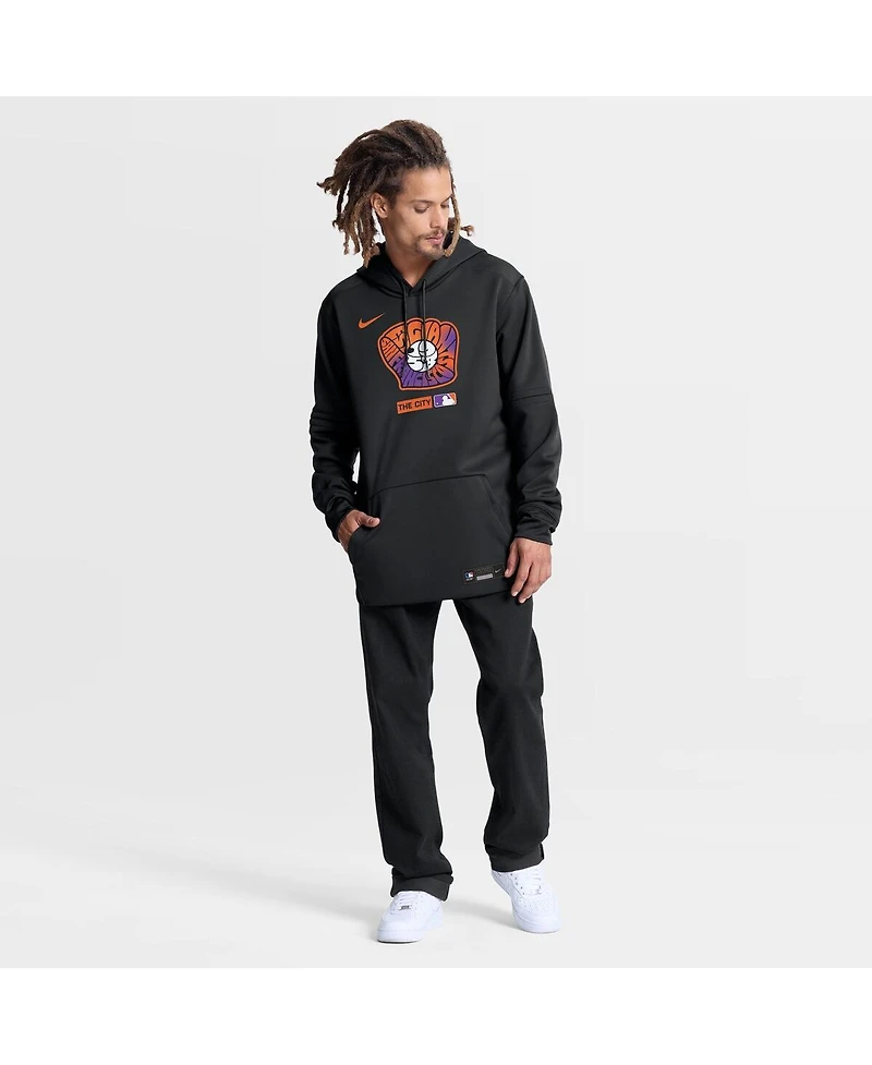 Nike Men's Black San Francisco Giants Authentic Collection City Connect Therma-fit Hoodie