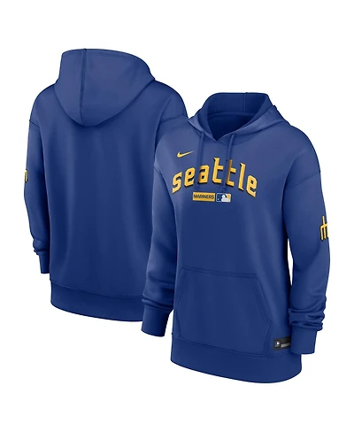Nike Women's Royal Seattle Mariners Authentic Collection City Connect Therma Hoodie