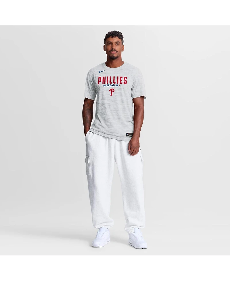 Nike Men's White Philadelphia Phillies Authentic Collection Velocity Dri-fit T-Shirt