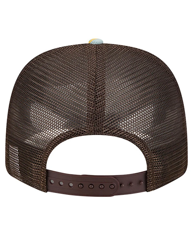 New Era Men's Denim/Brown San Diego Padres Aztec Denim 9SEVENTY Adjustable Hat