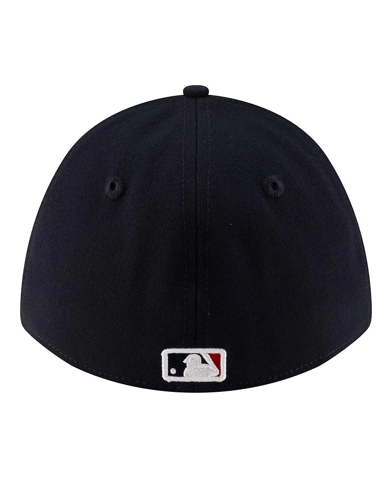 New Era Men's Navy Houston Astros Player Replica 39THIRTY M-Crown Flex Hat