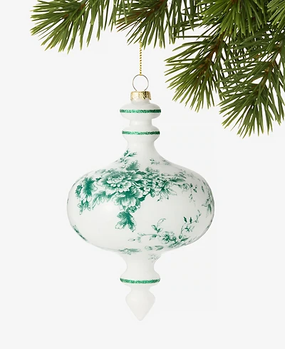 Holiday Lane Holiday Toile Drop Ornament, Macy's Exclusive