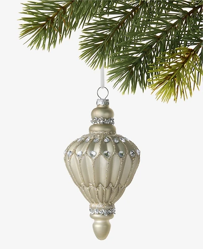 Holiday Lane Gilded Glamour Finial Ornament, Macy's Exclusive