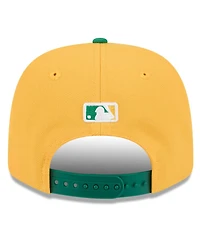 New Era Men's Gold/Green Athletics 2026 Spring Training 9SEVENTY Adjustable Hat
