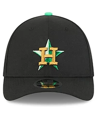 New Era Men's Black Houston Astros 2026 St. Patrick's Day 39THIRTY Flex Hat