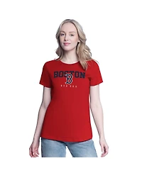 G-iii 4Her by Carl Banks Women's Navy/Red Boston Red Sox Two T-Shirt Combo Pack