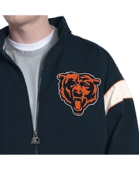 Starter Men's Navy Chicago Bears The Gust Full-Zip Hoodie