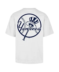 '47 Brand Men's White New York Yankees Petroni Foundation T-Shirt