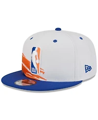 New Era Men's White/Blue New York Knicks 2026 Nba All-Star Game Brushstroke 9FIFTY Snapback Hat