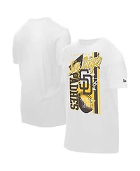 New Era Men's White San Diego Padres Big Graphic Domestic T-Shirt