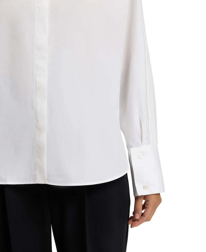 Boss by Hugo Boss Women's Cotton Relaxed-Fit Blouse