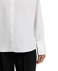 Boss by Hugo Boss Women's Cotton Relaxed-Fit Blouse