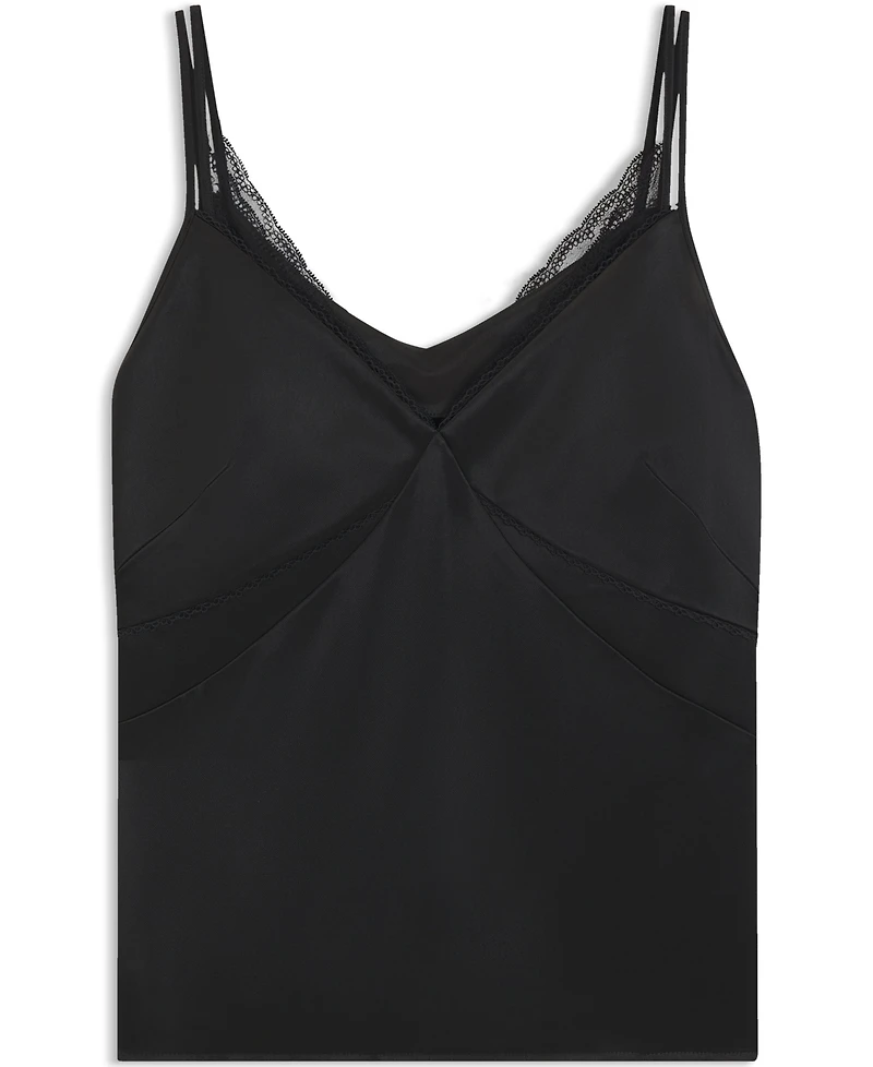 Boss by Hugo Women's Satin Lace Trim Camisole Top