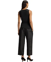 Boss by Hugo Boss Women's Stretch-Silk Asymmetric-Hem Top