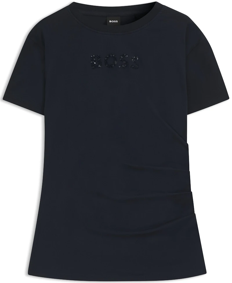 Boss by Hugo Boss Women's Mercerised Cotton Slim-Fit T-Shirt