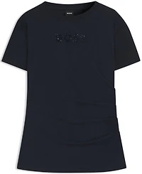 Boss by Hugo Boss Women's Mercerised Cotton Slim-Fit T-Shirt