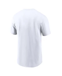 Nike Men's White Milwaukee Brewers Cooperstown Collection Wordmark T-Shirt