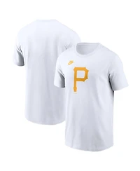 Nike Men's White Pittsburgh Pirates Cooperstown Collection Logo T-Shirt