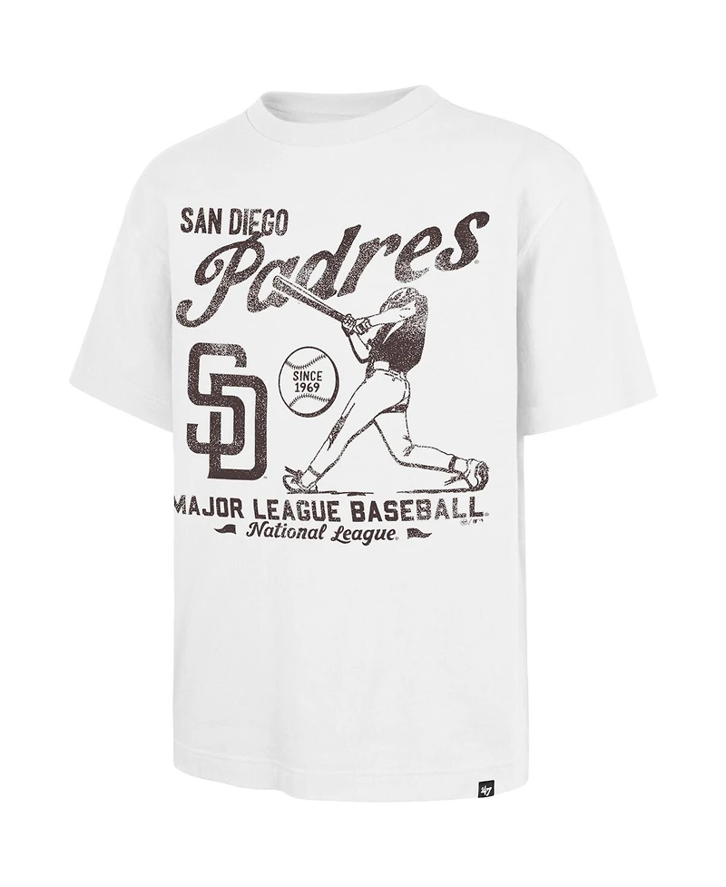 '47 Brand Men's White San Diego Padres Regional Batter Foundation T-Shirt